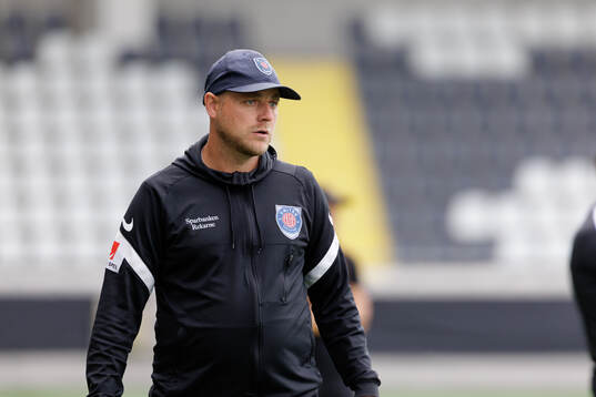 Eskilstuna United DFFs tränare Rickard Johansson