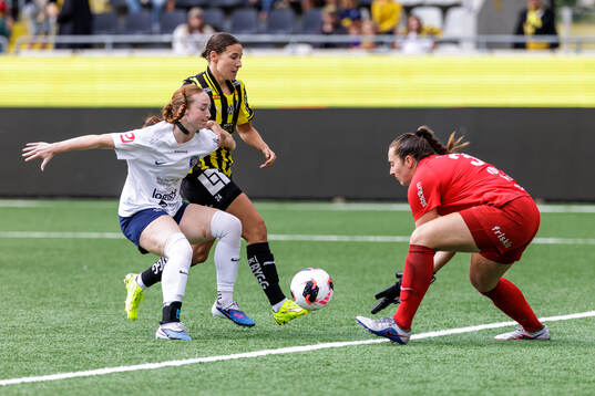 Eskilstuna United DFFs Rylie Rae Combs och Eskilstuna