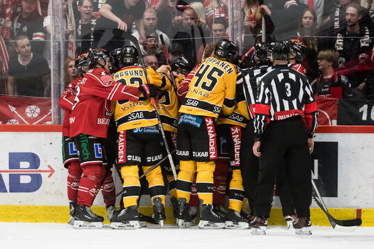 Luleås Oscar Engsund, Jesper Sellgren och Joona Koppanen
