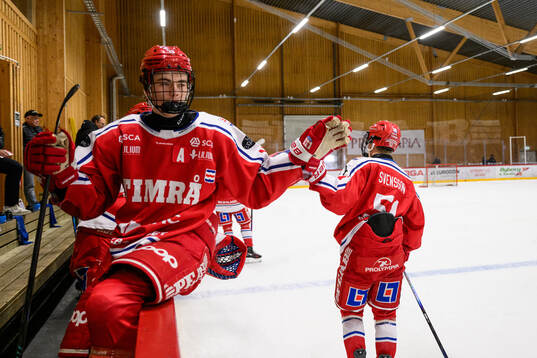 Timrås Melker Lundgren jublar