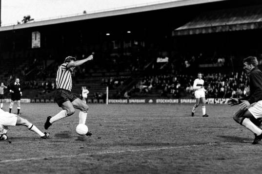 Situation framför gais målvakt Leif Andersson