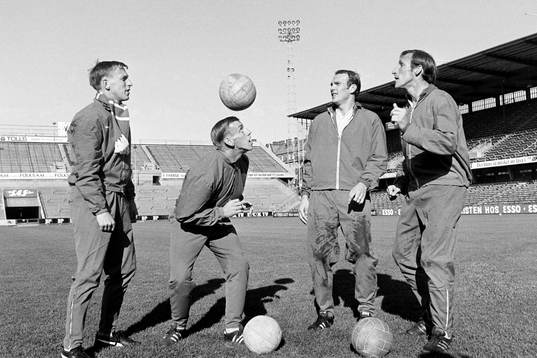 Örjan Persson, Bo Larsson, Ove Grahn och Kurt Axelsson