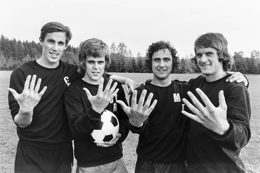  Claes Melin, Bengt-Olof Rydell, Magnus Eek och Jerry Rosén.