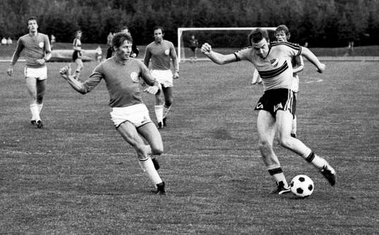 Bertil Arnesson, IFK Hässleholm, gör mål