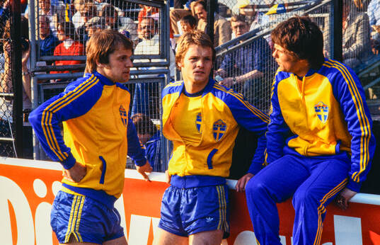  Sveriges Sanny Åslund, Torbjörn Nilsson och Magnus Andersson.