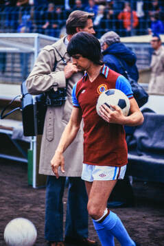  Aston Villas Brian Little. Football, Friendly Match, Sweden - Aston Villa: Aston Villas Brian Little.