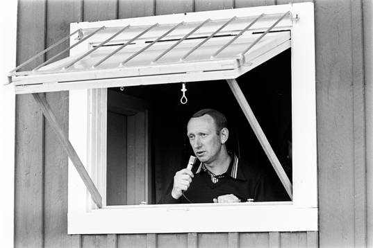 Mjällbys speaker på Strandvallen