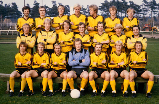 Bakre raden fr.v. Lars-Erik Andersson, Lars Edvinsson,