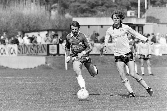  Tommy Hansson, IFK Malmö och Mats Lindvall, Mjällby.