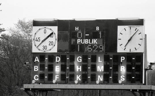 Resultattavla, matchur, klocka