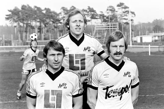 Sven-Bertil Andersson bakom Bo Andersson och Rolf-Inge