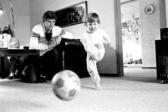 Glenn Hysén och sonen Tobias Hysén