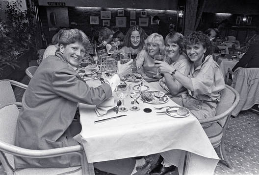Fest Elisabeth Leidinge, Anna Svenjeby, Pia Sundhage,