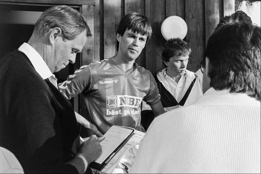  Kurt-Arne Bergstrand efter matchen.