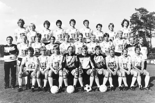 Bakre raden fr. v: Hans Larsson, Martin Edvardsson, Stefan