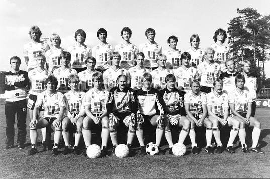 Bakre raden fr. v: Hans Larsson, Martin Edvardsson, Stefan