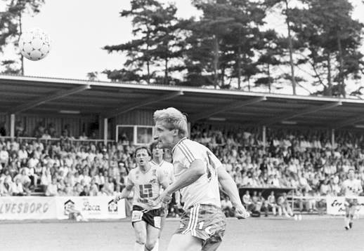  Hammarbys tvåmålsskytt Billy Ohlsson under matchen.