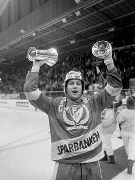 Kent-Erik Andersson, Färjestad jublar