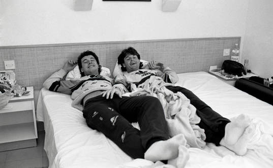  Stefan Rehn och Anders Limpar.