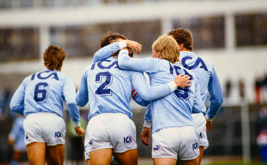 Malmös spelare jublar