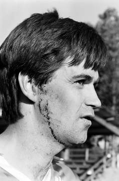  Kurt-Arne Bergstrand efter matchen.