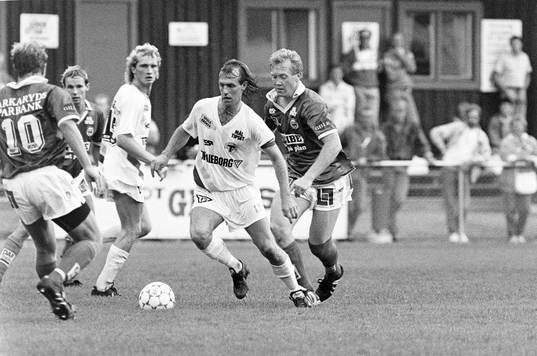  Benny Mårtensson, Trelleborg med bollen.