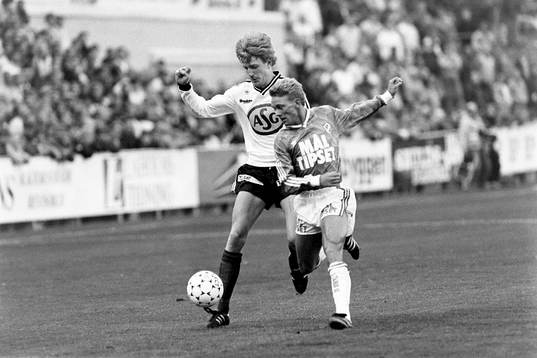  Jörgen Dunberg, Örebro i kamp om bollen.