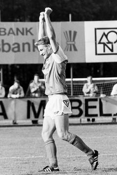  Ulf Nilsson, Trelleborg jublar efter sitt mål.