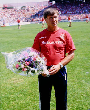  Denmarks manager Sepp Piontek. 