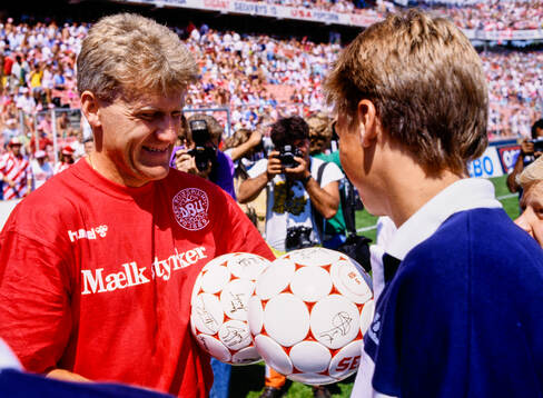  Denmarks captain Morten Olsen.  