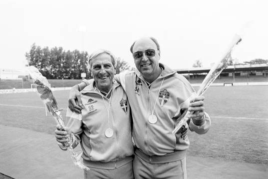  Georg Ericson och Lars Arnesson, förbundskaptener i Sverige. 
