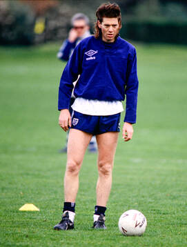  Chris Waddle. Football, FIFA World Cup 1990, England, training camp: Chris Waddle.