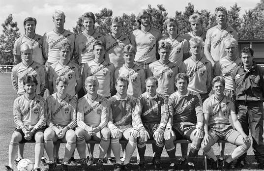 Bakre raden fr.v: Roland Nilsson, Mats Magnusson, Roger