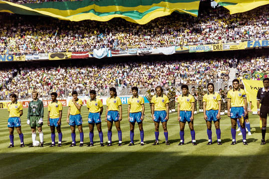 Brasiliens startelva fr. v Dunga, Claudio Taffarel,