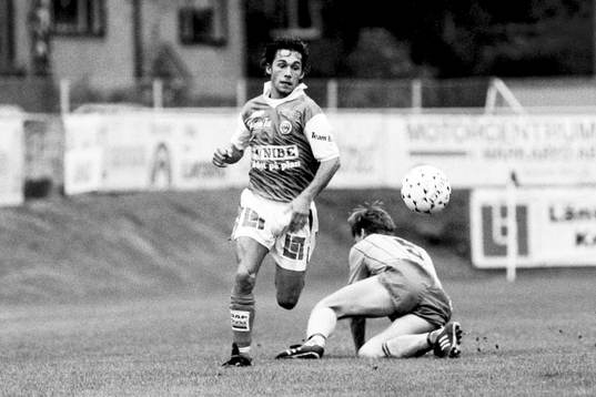  Mikael Broman, målskytt i Markaryd efter matchen.
