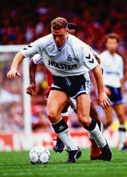  Tottenhams Paul Gascoigne.