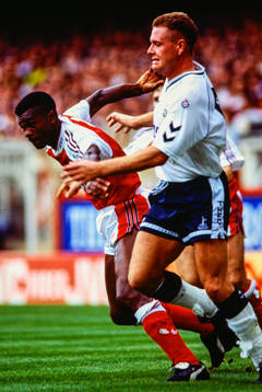Tottenhams Paul Gascoigne