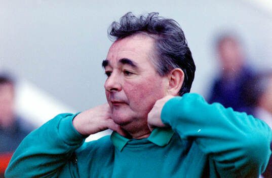  Nottinghams manager Brian Clough.