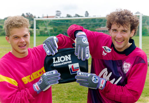Thomas Westesson och Ulf Jacobsson, målvakter i Hässleholm