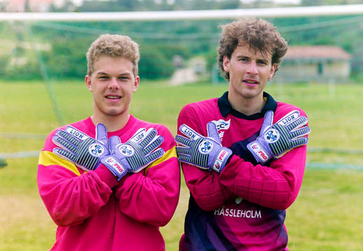 Thomas Westesson och Ulf Jacobsson, målvakter i Hässleholm