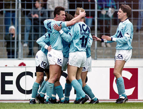  Patrik Andersson, Malmö, jublar.