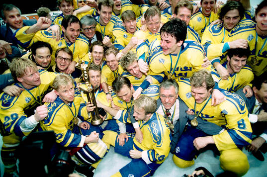 Curt Lundmark förbundskapten, längst upp till vänster.