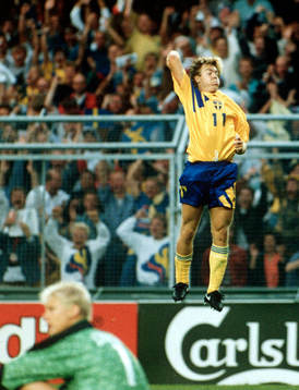  Tomas Brolin, jubel.