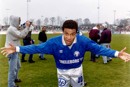  Issa Manglind, Trelleborg jublar efter matchen.
