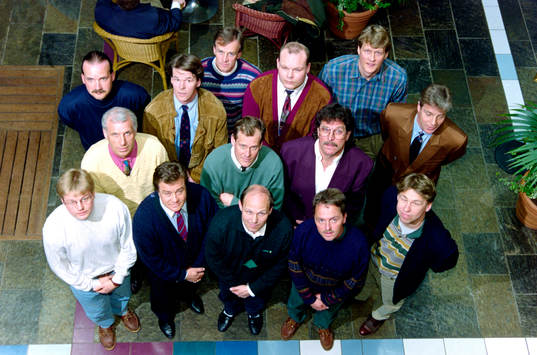 Bakre raden fr. v Jan Pettersson, IFK Uddevalla,