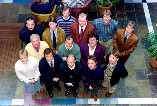 Bakre raden fr. v Jan Pettersson, IFK Uddevalla,