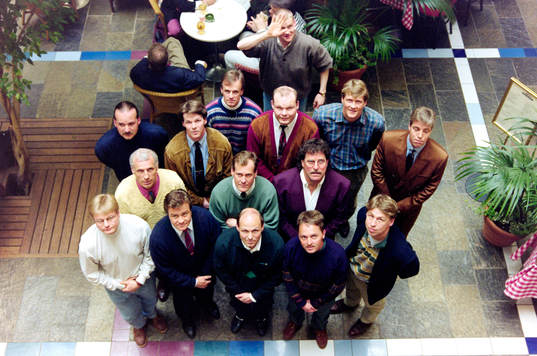 Bakre raden fr. v Jan Pettersson, IFK Uddevalla,