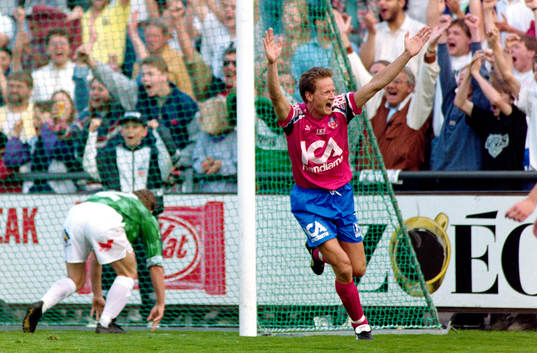  Mikael Ragvald, Helsingborg, jublar.