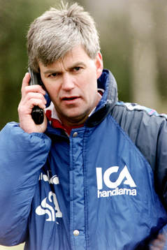  Kurt-Arne Bergstrand, tränare i Öster.