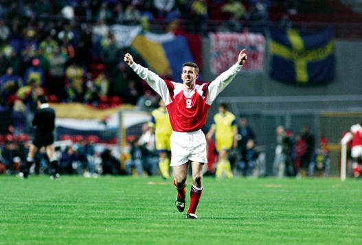  Alan Smith, Arsenal jublar efter 1-0.
